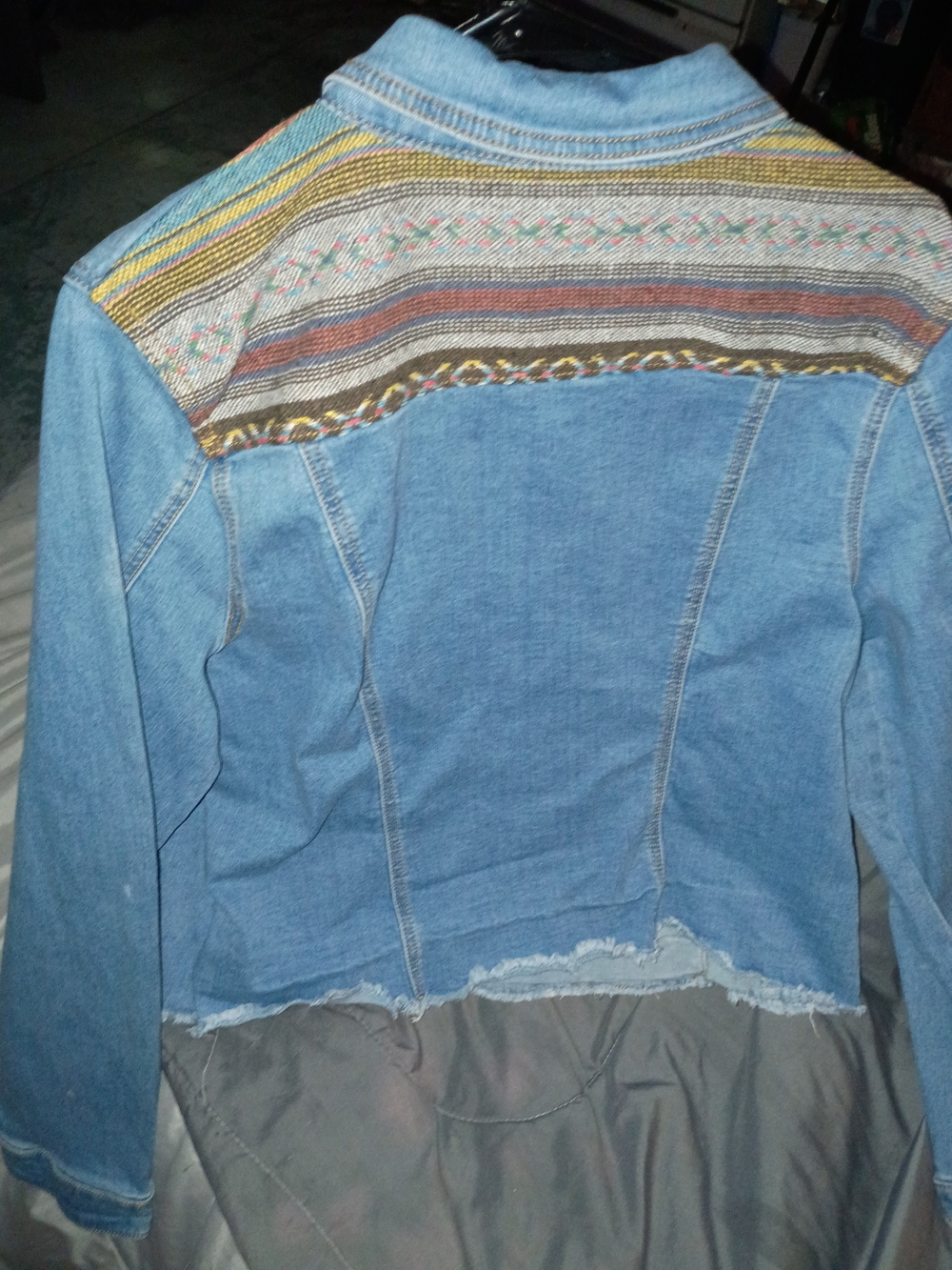 Cato Vintage Southwest Embroidered XL Jean Jacket - Picture 2 of 5